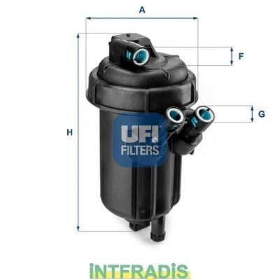 Intfradis 101055 Housing, fuel filter 101055: Buy near me at 2407.PL in Poland at an Affordable price!
