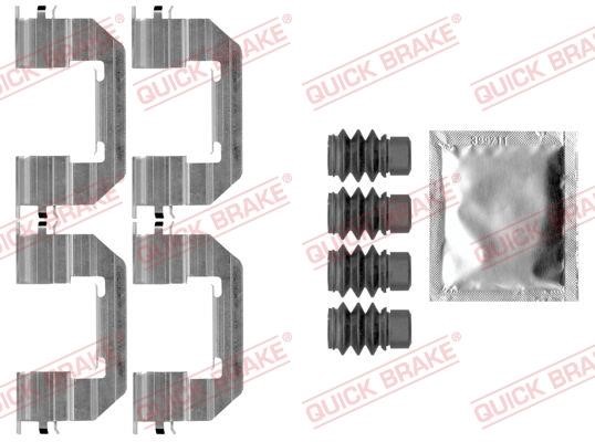 Quick brake 109-0011 Mounting kit brake pads 1090011: Buy near me in Poland at 2407.PL - Good price!