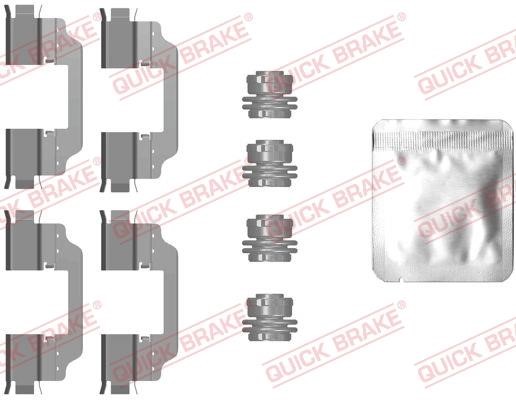 Quick brake 109-0101 Mounting kit brake pads 1090101: Buy near me in Poland at 2407.PL - Good price!