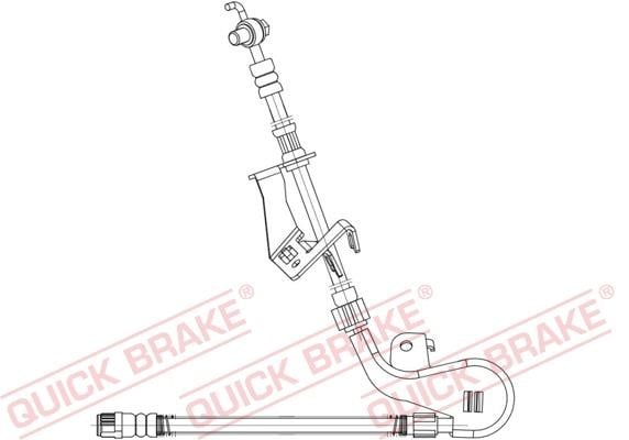 Quick brake 58.887X Brake Hose 58887X: Buy near me in Poland at 2407.PL - Good price!