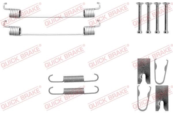 Quick brake 105-0042 Mounting kit brake pads 1050042: Buy near me in Poland at 2407.PL - Good price!