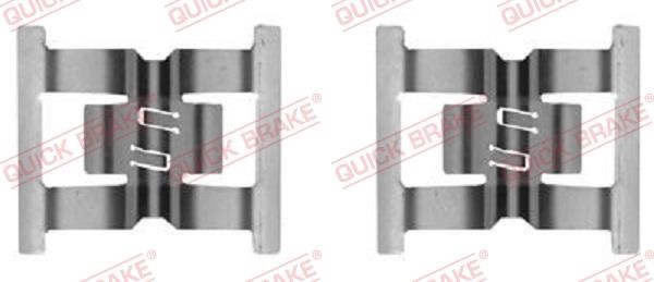 Quick brake 109-0031 Mounting kit brake pads 1090031: Buy near me in Poland at 2407.PL - Good price!