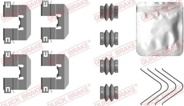 Quick brake 109-0117 Mounting kit brake pads 1090117: Buy near me in Poland at 2407.PL - Good price!