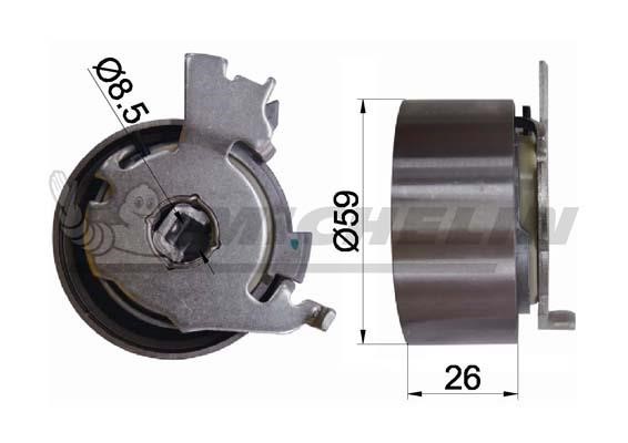 Michelin Engine Parts SMAMP03301 Tensioner pulley, timing belt SMAMP03301: Buy near me in Poland at 2407.PL - Good price!