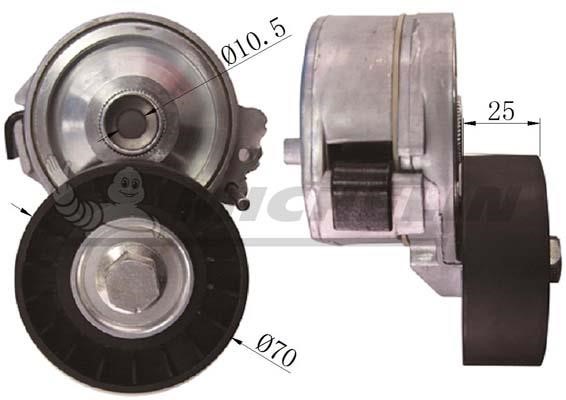 Michelin Engine Parts SMAMP03444 Tensioner pulley, v-ribbed belt SMAMP03444: Buy near me in Poland at 2407.PL - Good price!