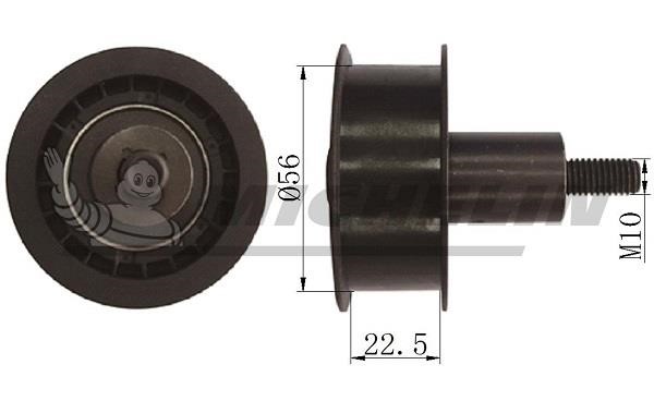 Michelin Engine Parts SMAMP02323 Tensioner pulley, timing belt SMAMP02323: Buy near me in Poland at 2407.PL - Good price!