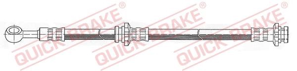 Quick brake 58.969 Brake Hose 58969: Buy near me in Poland at 2407.PL - Good price!