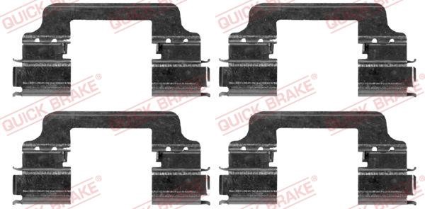Quick brake 109-1864 Mounting kit brake pads 1091864: Buy near me in Poland at 2407.PL - Good price!