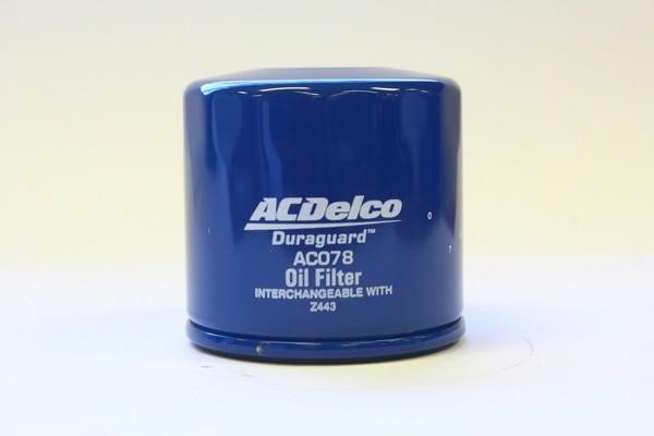 AC Delco AC078 Масляный фильтр AC078: Отличная цена - Купить в Польше на 2407.PL!