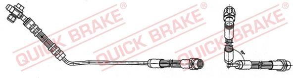 Quick brake 59.942X Brake Hose 59942X: Buy near me in Poland at 2407.PL - Good price!