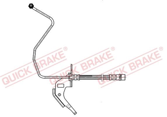 Quick brake 35.914 Brake Hose 35914: Buy near me in Poland at 2407.PL - Good price!
