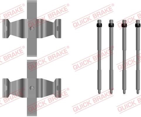 Quick brake 109-0107 Mounting kit brake pads 1090107: Buy near me in Poland at 2407.PL - Good price!