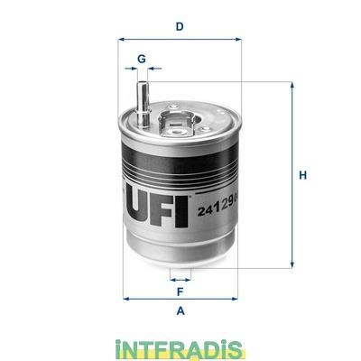 Intfradis 101193 Housing, fuel filter 101193: Buy near me in Poland at 2407.PL - Good price!