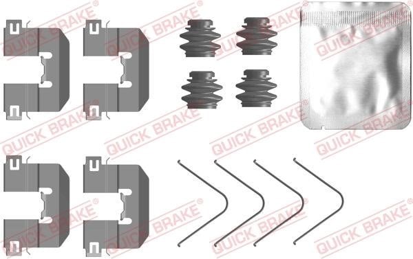 Quick brake 109-0104 Mounting kit brake pads 1090104: Buy near me in Poland at 2407.PL - Good price!