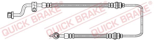 Quick brake 50.890 Brake Hose 50890: Buy near me in Poland at 2407.PL - Good price!