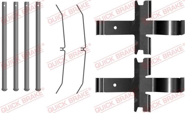 Quick brake 109-0081 Mounting kit brake pads 1090081: Buy near me in Poland at 2407.PL - Good price!
