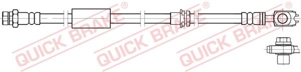 Quick brake 58.833X Brake Hose 58833X: Buy near me in Poland at 2407.PL - Good price!