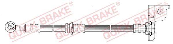 Quick brake 50.820 Тормозной шланг 50820: Отличная цена - Купить в Польше на 2407.PL!