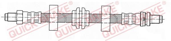 Quick brake 42.913 Brake Hose 42913: Buy near me in Poland at 2407.PL - Good price!