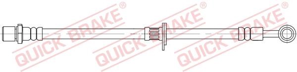 Quick brake 58.817 Brake Hose 58817: Buy near me in Poland at 2407.PL - Good price!