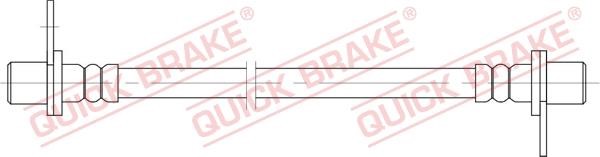 Quick brake 25.087 Przewód hamulcowy elastyczny 25087: Dobra cena w Polsce na 2407.PL - Kup Teraz!