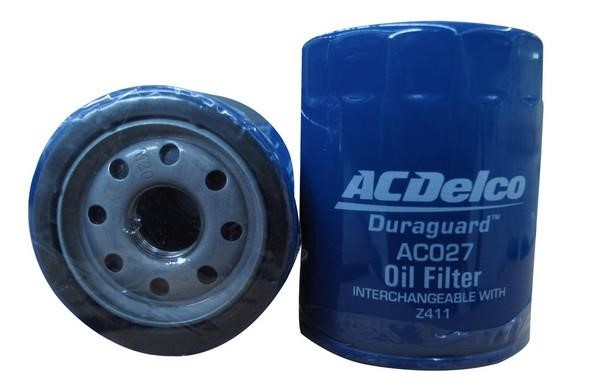 AC Delco AC027 Фільтр масляний AC027: Приваблива ціна - Купити у Польщі на 2407.PL!