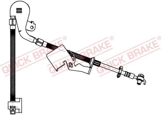 Quick brake 50.704X Brake Hose 50704X: Buy near me at 2407.PL in Poland at an Affordable price!