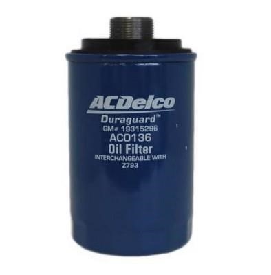 AC Delco AC0136 Filtr oleju AC0136: Atrakcyjna cena w Polsce na 2407.PL - Zamów teraz!