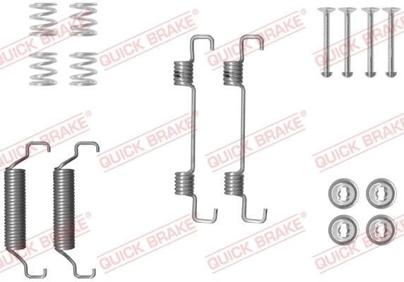 Quick brake 105-0052 Repair kit for parking brake pads 1050052: Buy near me in Poland at 2407.PL - Good price!
