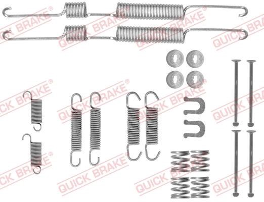 Quick brake 105-0870X Mounting kit brake pads 1050870X: Buy near me at 2407.PL in Poland at an Affordable price!