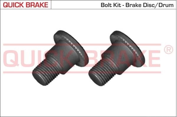Quick brake 11679K Гвинт, гальмівний диск 11679K: Приваблива ціна - Купити у Польщі на 2407.PL!