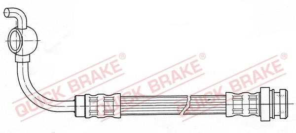 Quick brake 50.047 Тормозной шланг 50047: Отличная цена - Купить в Польше на 2407.PL!