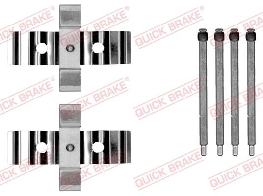 Quick brake 109-0054 Mounting kit brake pads 1090054: Buy near me at 2407.PL in Poland at an Affordable price!