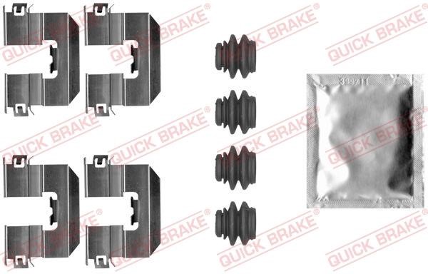Quick brake 109-0080 Mounting kit brake pads 1090080: Buy near me in Poland at 2407.PL - Good price!