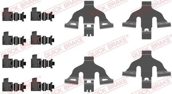 Quick brake 109-0092 Комплект монтажний гальмівних колодок 1090092: Приваблива ціна - Купити у Польщі на 2407.PL!