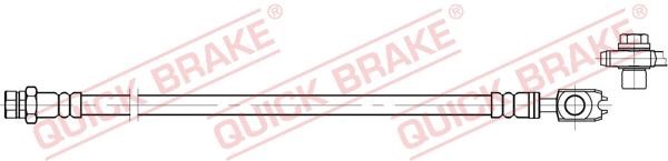 Quick brake 59.802X Тормозной шланг 59802X: Отличная цена - Купить в Польше на 2407.PL!
