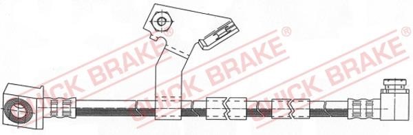 Quick brake 54.904 Brake Hose 54904: Buy near me in Poland at 2407.PL - Good price!