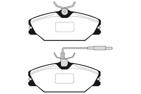 Technik'a 01005 Brake Pad Set, disc brake 01005: Buy near me in Poland at 2407.PL - Good price!