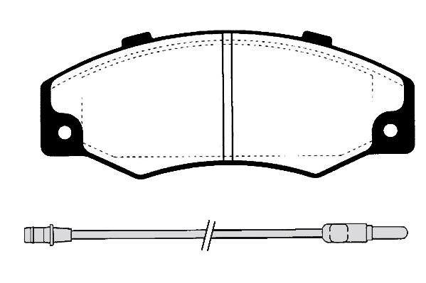 Technik'a 01010A Scheibenbremsbeläge, Set 01010A: Kaufen Sie zu einem guten Preis in Polen bei 2407.PL!