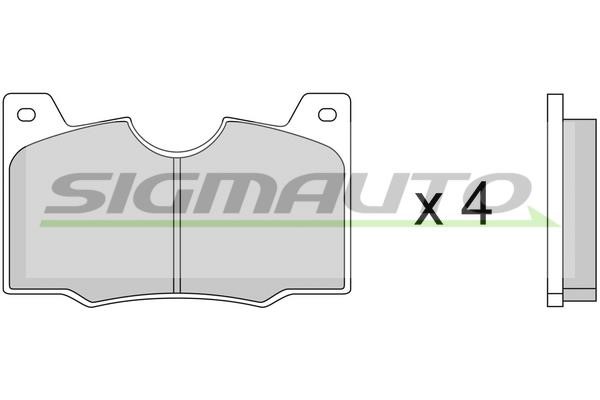 Sigmauto SPA046 Тормозные колодки дисковые, комплект SPA046: Отличная цена - Купить в Польше на 2407.PL!