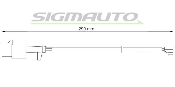 Sigmauto WI0713 Датчик износа тормозных колодок WI0713: Отличная цена - Купить в Польше на 2407.PL!