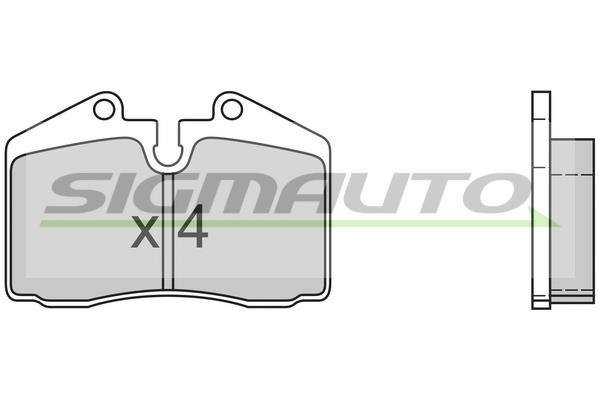 Sigmauto SPA399 Brake Pad Set, disc brake SPA399: Buy near me in Poland at 2407.PL - Good price!