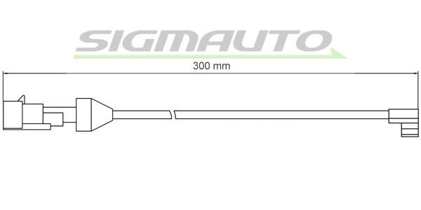 Sigmauto WI0902 Warning contact, brake pad wear WI0902: Buy near me in Poland at 2407.PL - Good price!