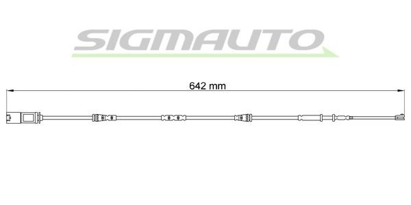 Sigmauto WI0905 Warning contact, brake pad wear WI0905: Buy near me in Poland at 2407.PL - Good price!