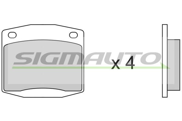 Sigmauto SPA116 Тормозные колодки дисковые, комплект SPA116: Отличная цена - Купить в Польше на 2407.PL!