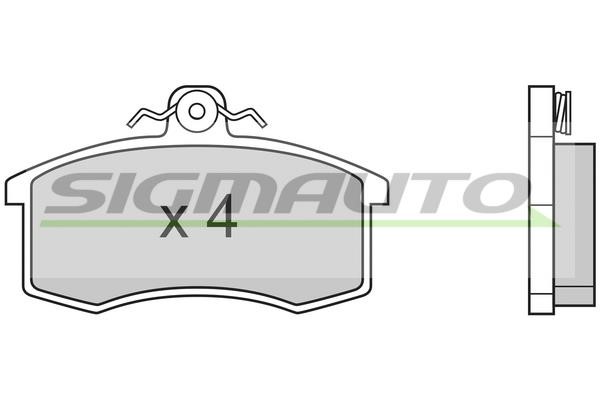 Sigmauto SPA333 Brake Pad Set, disc brake SPA333: Buy near me in Poland at 2407.PL - Good price!