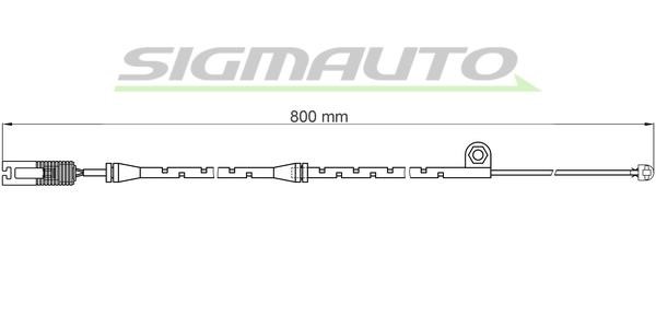 Sigmauto WI0584 Warning contact, brake pad wear WI0584: Buy near me in Poland at 2407.PL - Good price!