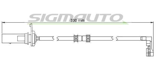 Sigmauto WI0953 Warning contact, brake pad wear WI0953: Buy near me in Poland at 2407.PL - Good price!