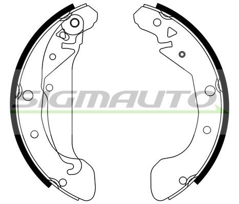 Sigmauto SFA632 Brake shoe set SFA632: Buy near me in Poland at 2407.PL - Good price!