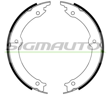 Sigmauto SFA973 Parking brake shoes SFA973: Buy near me in Poland at 2407.PL - Good price!